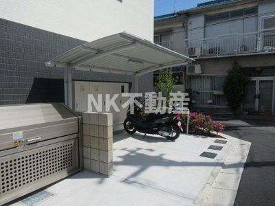 【その他共用部分】 | イーグルソシア（河内花園賃貸） | 駐輪スペースです