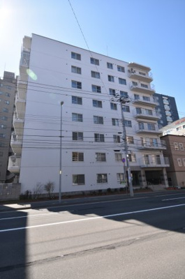 【外観】 | 大通ハウス | 鉄筋コンクリート造の３階部分に所在しています。