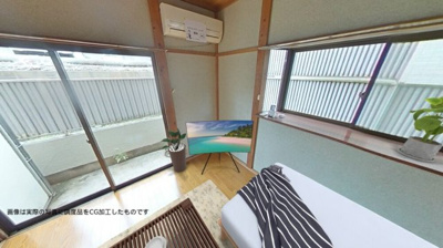 【洋室】 | ロゼ・YANAGIMURA | 南東向き洋室6帖☆テラスに繋がる角部屋二面採光のお部屋です♪エアコン付きで1年中快適に過ごせますね☆収納スペースがあるのでお部屋がすっきり片付きます♪