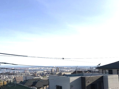 【展望】 | フルリノベーション東灘区鴨子ヶ原三丁目戸建 | 神戸市内の景色が望めます。