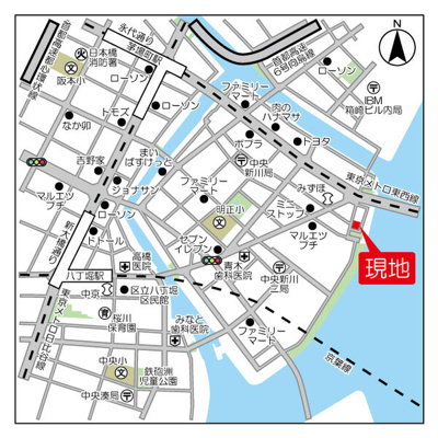 【地図】 | 御幸レジデンス日本橋茅場町