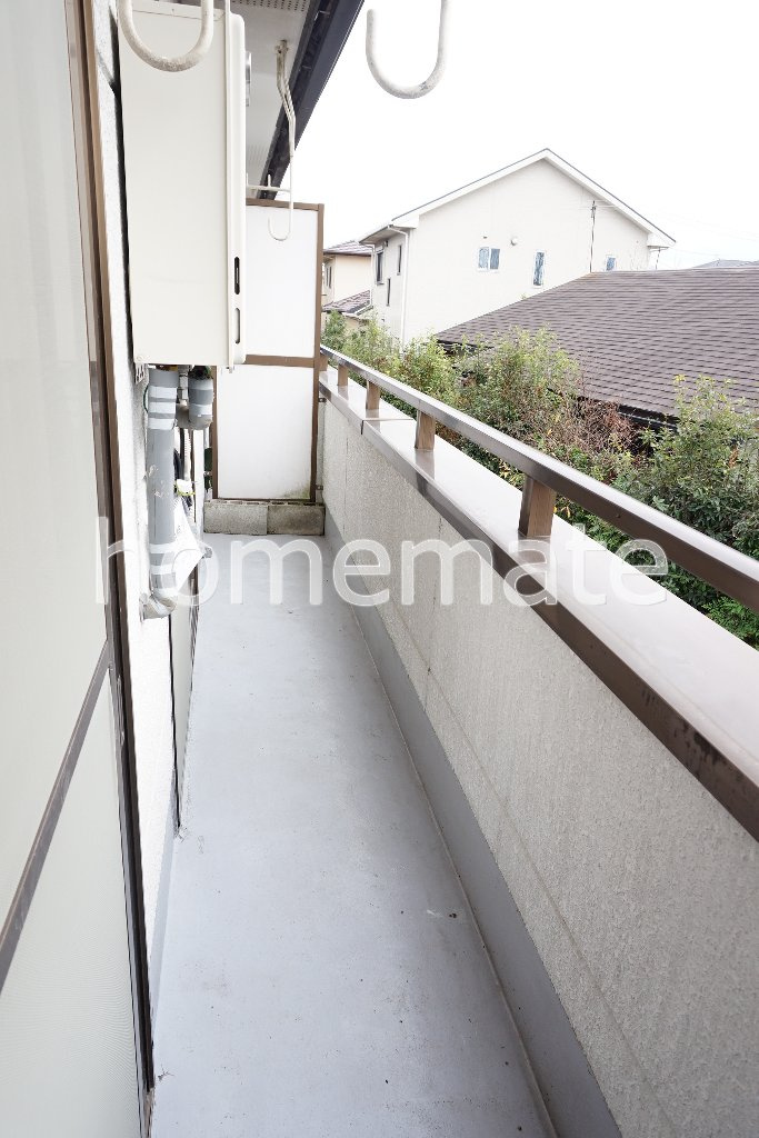上益城郡益城町大字福富のアパートのバルコニー
