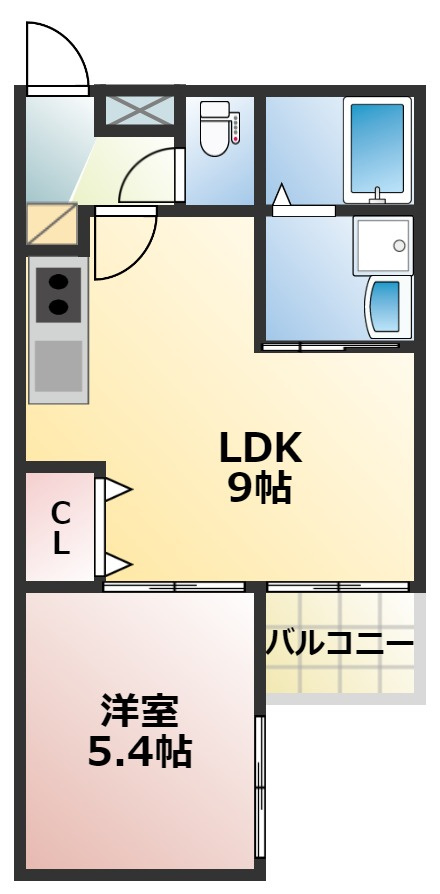 グレイス新屋敷の間取り