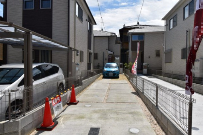 （新築）向日市上植野町北小路53-3　3号地の駐車場|駐車場です