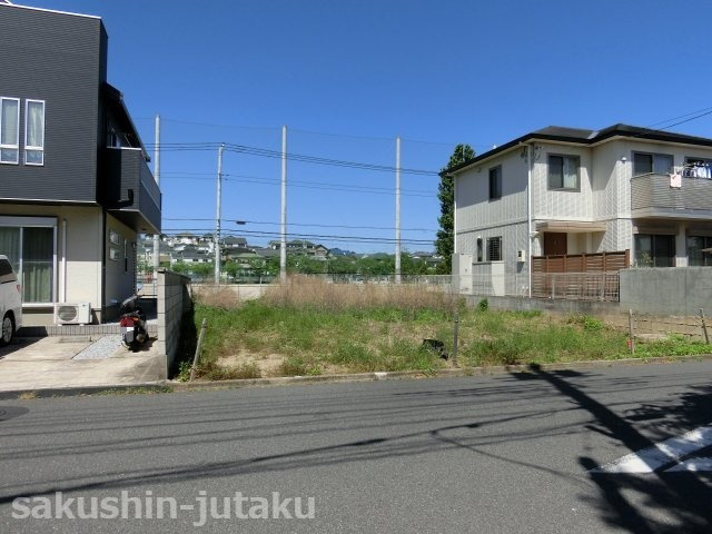 八千代台北１７丁目　売地の外観|八千代台北１７丁目　売地　約５１坪の整形地　建築条件なし　南西側７．５ｍ公道面　間口約１０．７ｍ