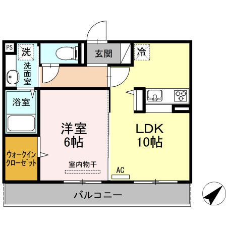 【間取り】 | Ｄ－ｒｏｏｍ博多南　弐番館