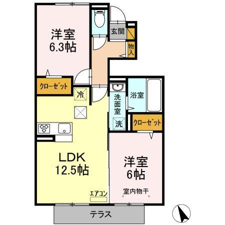 リヴェールⅡの間取り