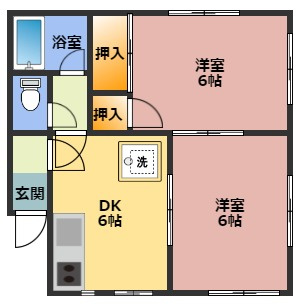 【間取り】 | コーポ矢崎