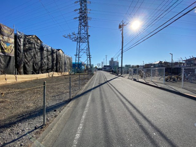 【前面道路含む現地写真】 | 小平市小川町Ⅷ期 | 西側約7.28ｍ公道