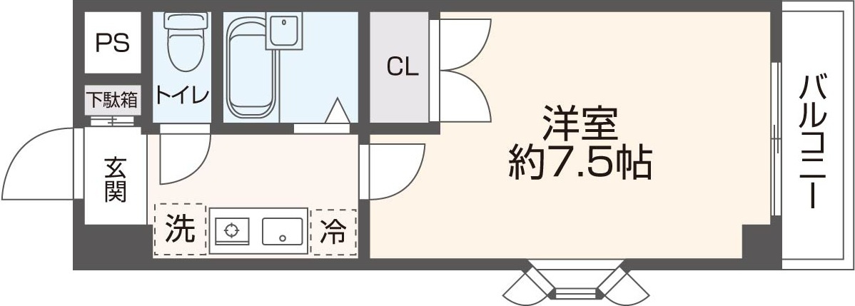 パレイースト小阪の間取り