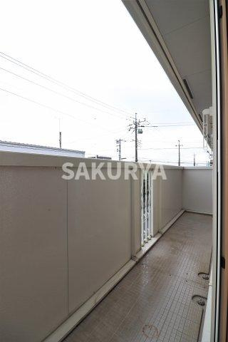 カサ ヴェール Ａ/Ｂのバルコニー|現況と異なる場合がございます。