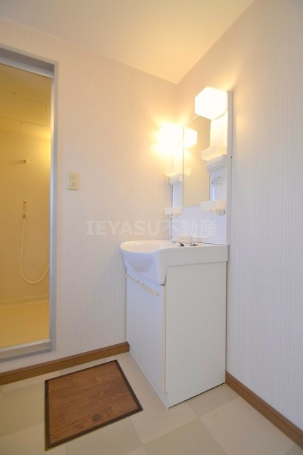 楽々園Nビルの洗面所