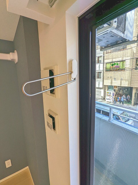 ルクレ上野の設備|室内物干し設備付きです