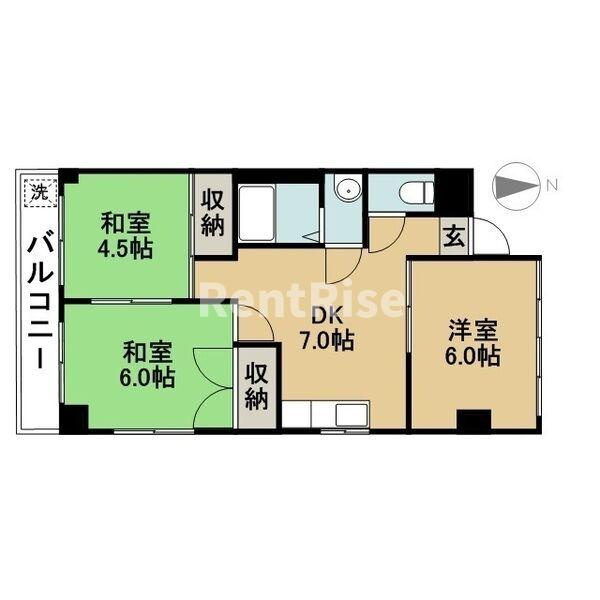 ガーデンハイツ神山の間取り