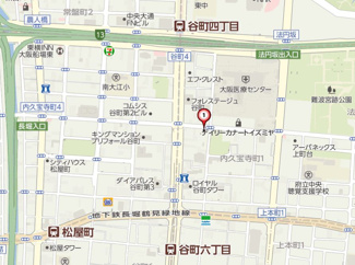 【地図】 | オーパスグラン谷町