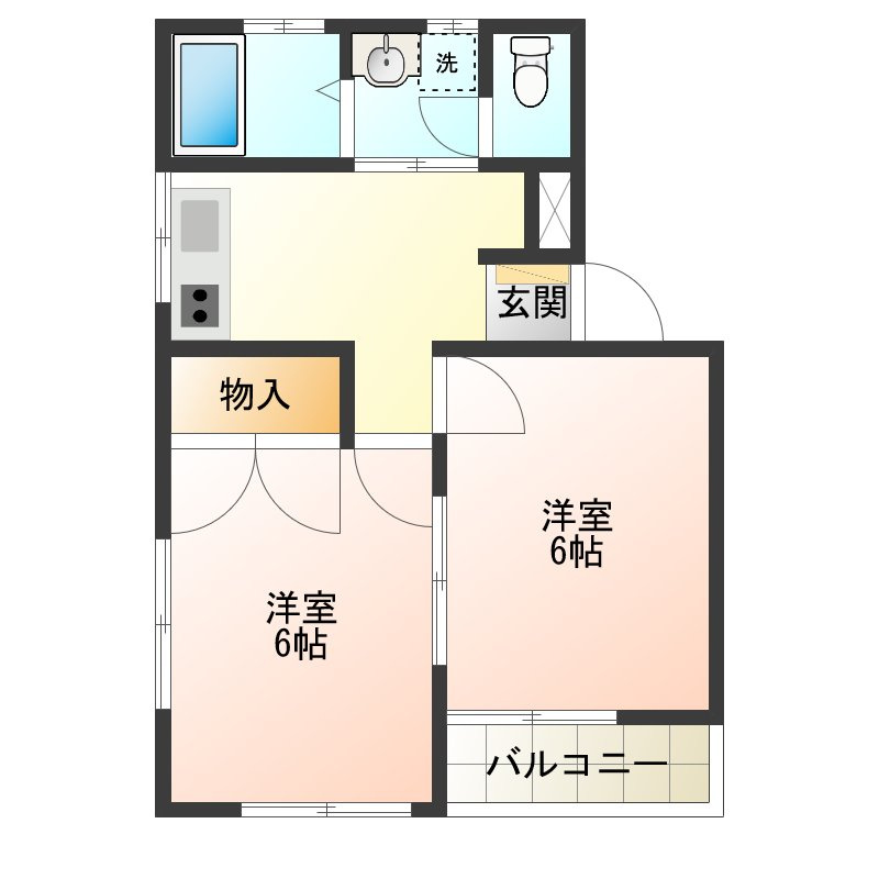 コーポオリオンの間取り