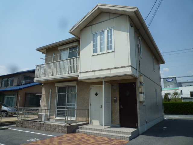 倉敷市笹沖のアパートの外観
