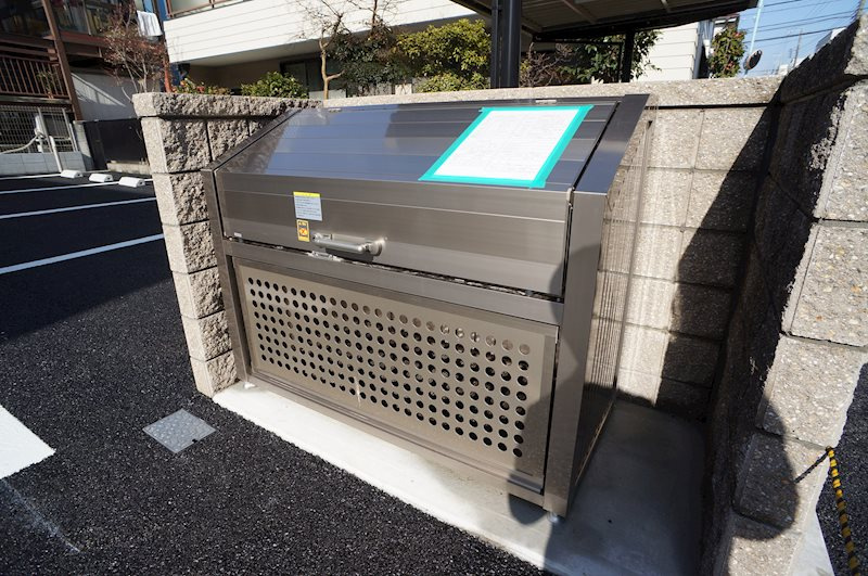 Relafortの外観|敷地内ゴミ置場