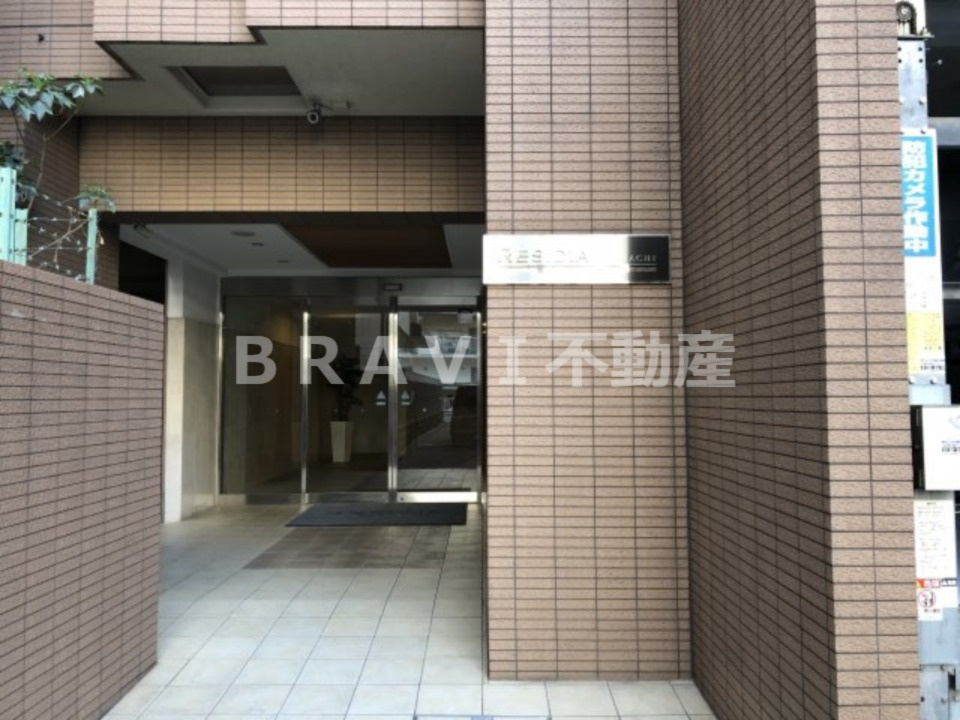 レジディア谷町　BRAVI不動産のエントランス|【レジディア谷町】毎日通るエントランスはこのようになっています