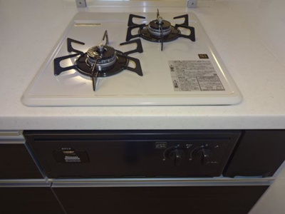 【設備】 | シェルディオス | 2口ガスコンロ