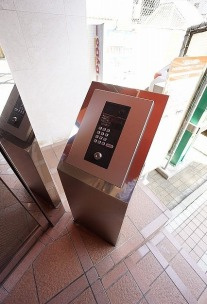 ピュアドーム大濠アクレームのエントランス|毎日通るエントランスはこのようになっています