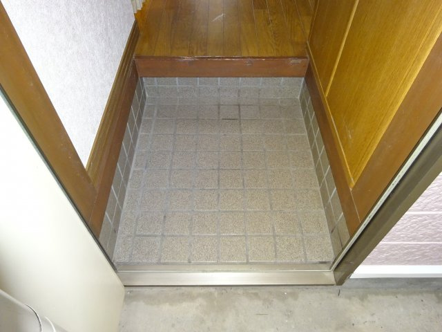 サンハイツの玄関