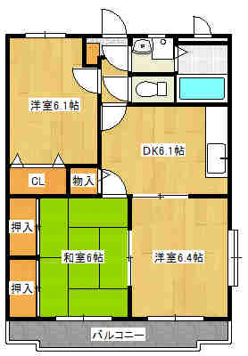 コーポラス・栄の間取り