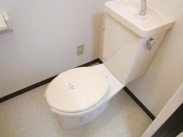 泉大津市池浦町３丁目の賃貸マンションのトイレ|コンパクトで使いやすいトイレです