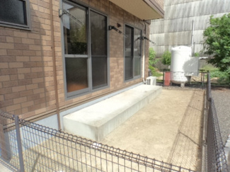 【庭】 | メゾンドール　A | お庭が付いています