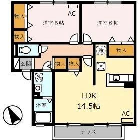 【間取り】 | メゾンドール　A