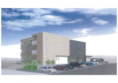 【駐車場】 | フォンテ クリスタリーナ美しの森 | ※外観パース※いつでも目の届く敷地内に駐車場があります♪荷物がかさばりがちなお買物にも、敷地内駐車場があると便利ですよね☆