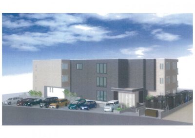 【外観】 | フォンテ クリスタリーナ美しの森 | ※外観パース※2021年7月完成予定！東急田園都市線「たまプラーザ」駅より徒歩圏内♪ペットOK！大和ハウス施工の新築3階建てアパートです☆