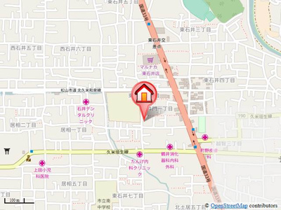 【地図】 | グランドハイム東石井・