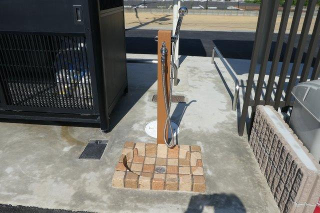 倉敷市真備町箭田のアパートのその他共用部分|ペット用足洗い場