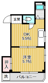 【間取り】 | 清水ハイツ