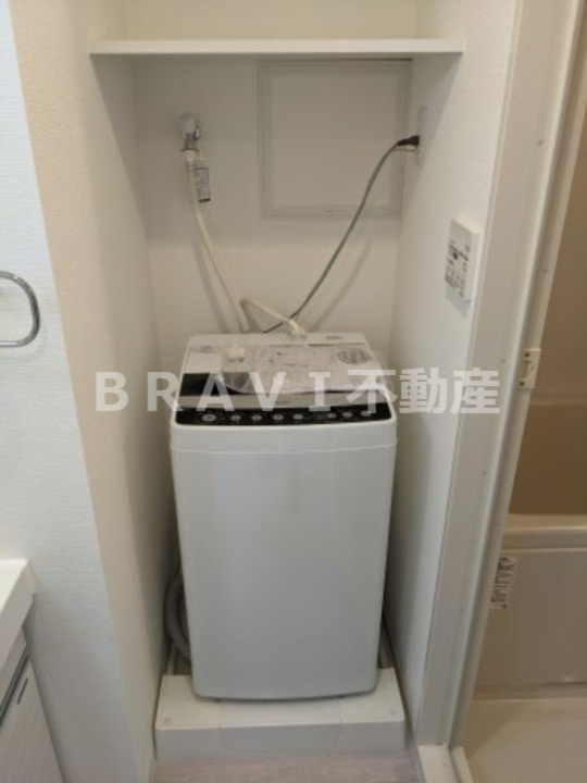 セイワパレス玉造駅上　BRAVI不動産の設備|【セイワパレス玉造駅上】洗濯機置き場