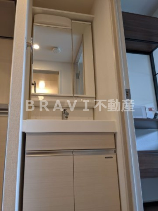 セイワパレス玉造駅上　BRAVI不動産の独立洗面台