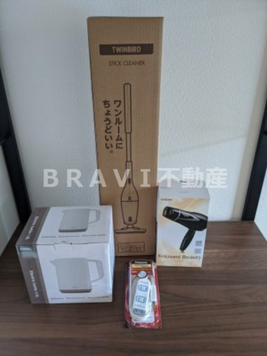 セイワパレス玉造駅上　BRAVI不動産の設備|【セイワパレス玉造駅上】便利な家電がそろっています。