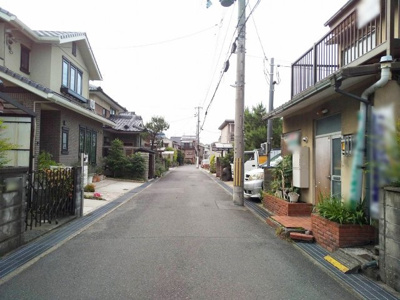 【前面道路含む現地写真】 | 久世郡久御山町田井荒見　売土地