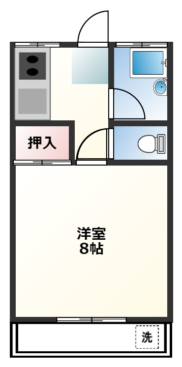 CALMEST西町（カーメスト）の間取り