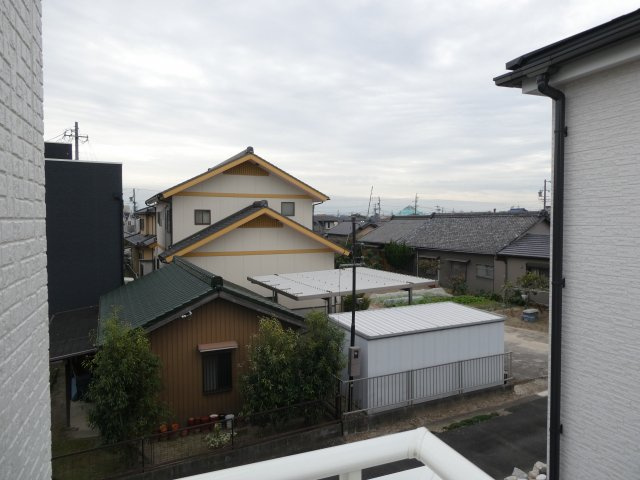 高浜市呉竹町2期新築分譲住宅　1号棟の展望|バルコニーから見える景色になります。