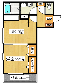 コスモス ブランの間取り