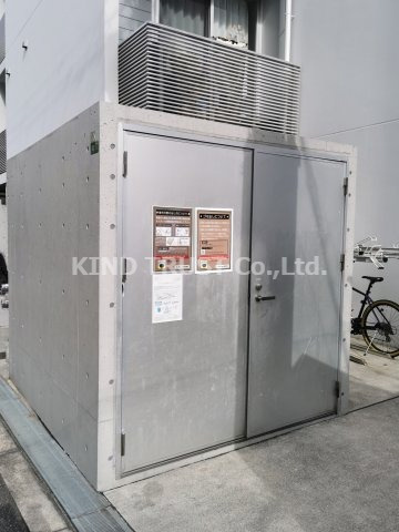 匠空天満のその他共用部分|敷地内ゴミ置き場です