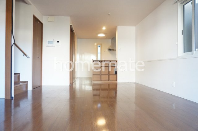 熊本市東区新南部３丁目のアパートの居間・リビング