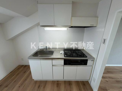 【キッチン】 | ハイツアオキ第１ | コンパクトなキッチンで掃除もラクラク