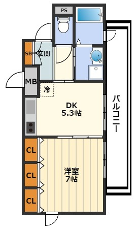 ノートアール107の間取り