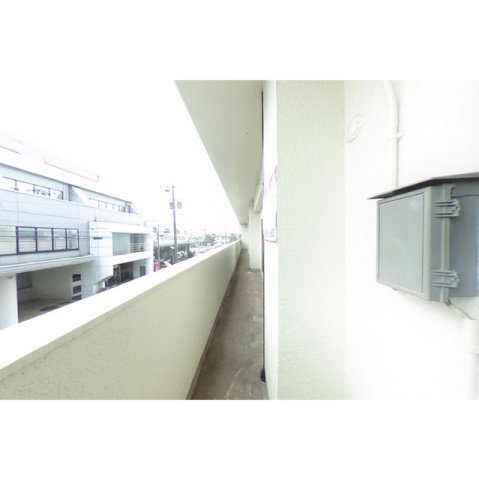太陽マンションのバルコニー