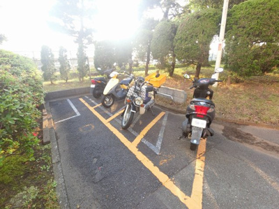 【その他共用部分】 | 笹下台団地８街区６号棟 | バイク置場です。