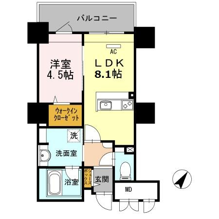 【間取り】 | リーブル　博多駅前