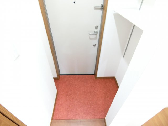 ラ・メール富田林A棟の玄関
